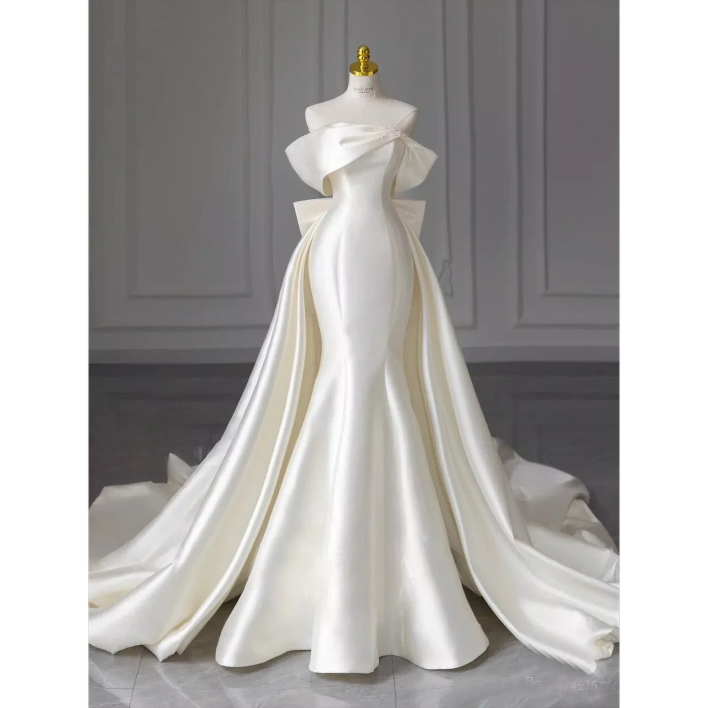 The Celeste Off-Shoulder Mermaid Gown