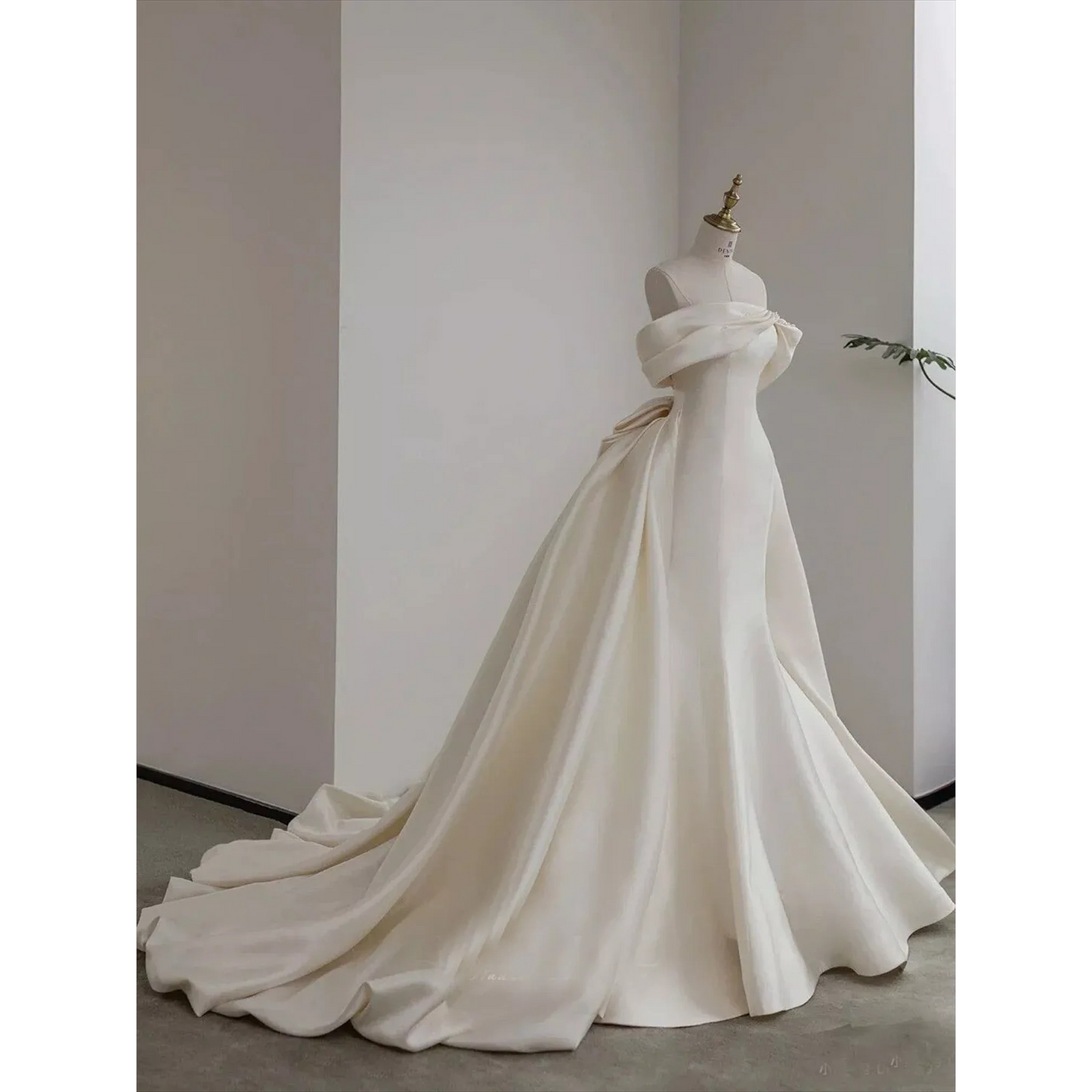 The Celeste Off-Shoulder Mermaid Gown